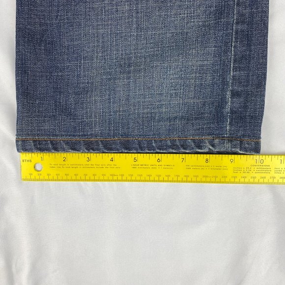 Buffalo David Bitton Jeans Men 35x30* Travis Relaxed‎ Fit Straight Blue - Picture 14 of 16